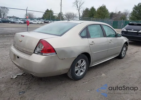 2012 Chevrolet Impala Ls из США, поврежденный, VIN 2G1WF5E35C1233169